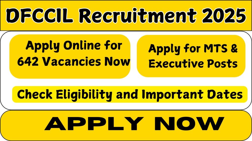 DFCCIL Recruitment 2025